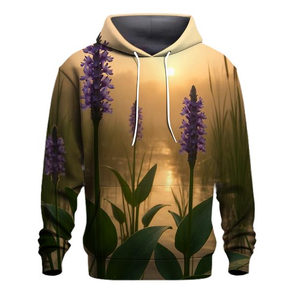 Wetland Pickerelweed Morning Chorus zip-up hoodies