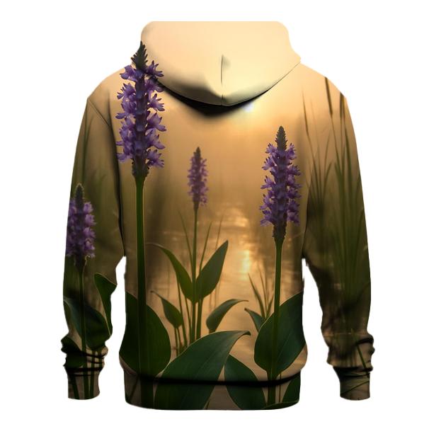 Wetland Pickerelweed Morning Chorus zip-up hoodies