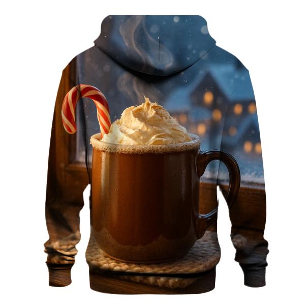 Hot Cocoa On Frosted Windowsill lightweight hoodies