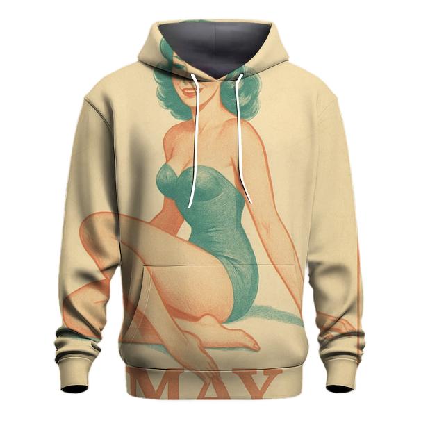 Pinup Calendar Poster graphic hoodies