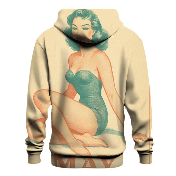 Pinup Calendar Poster graphic hoodies