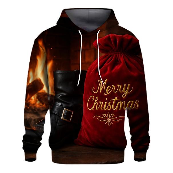 Santa Boots By Hearth premium hoodies