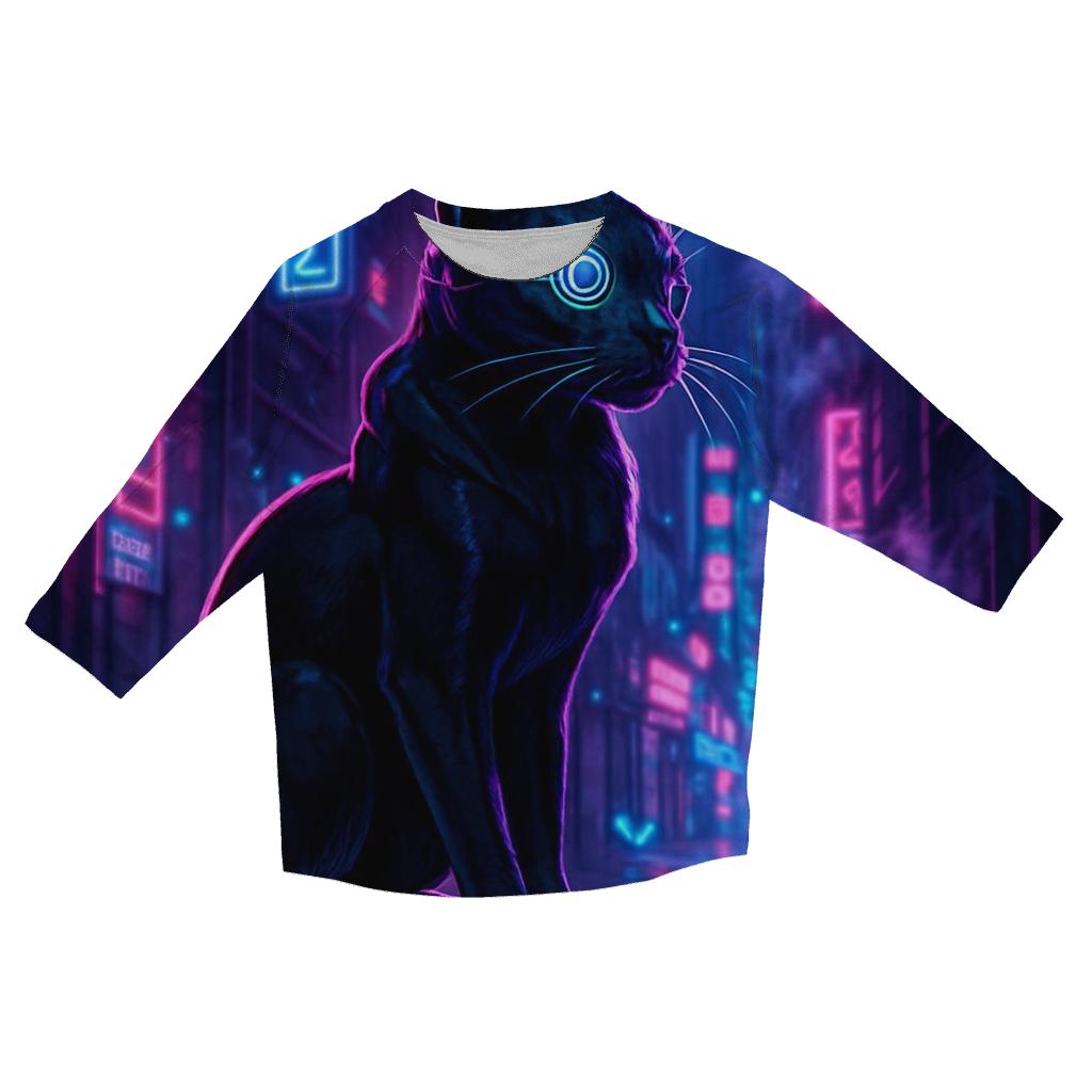 Neon Alley Guardian casual three quarter sleeve shirts