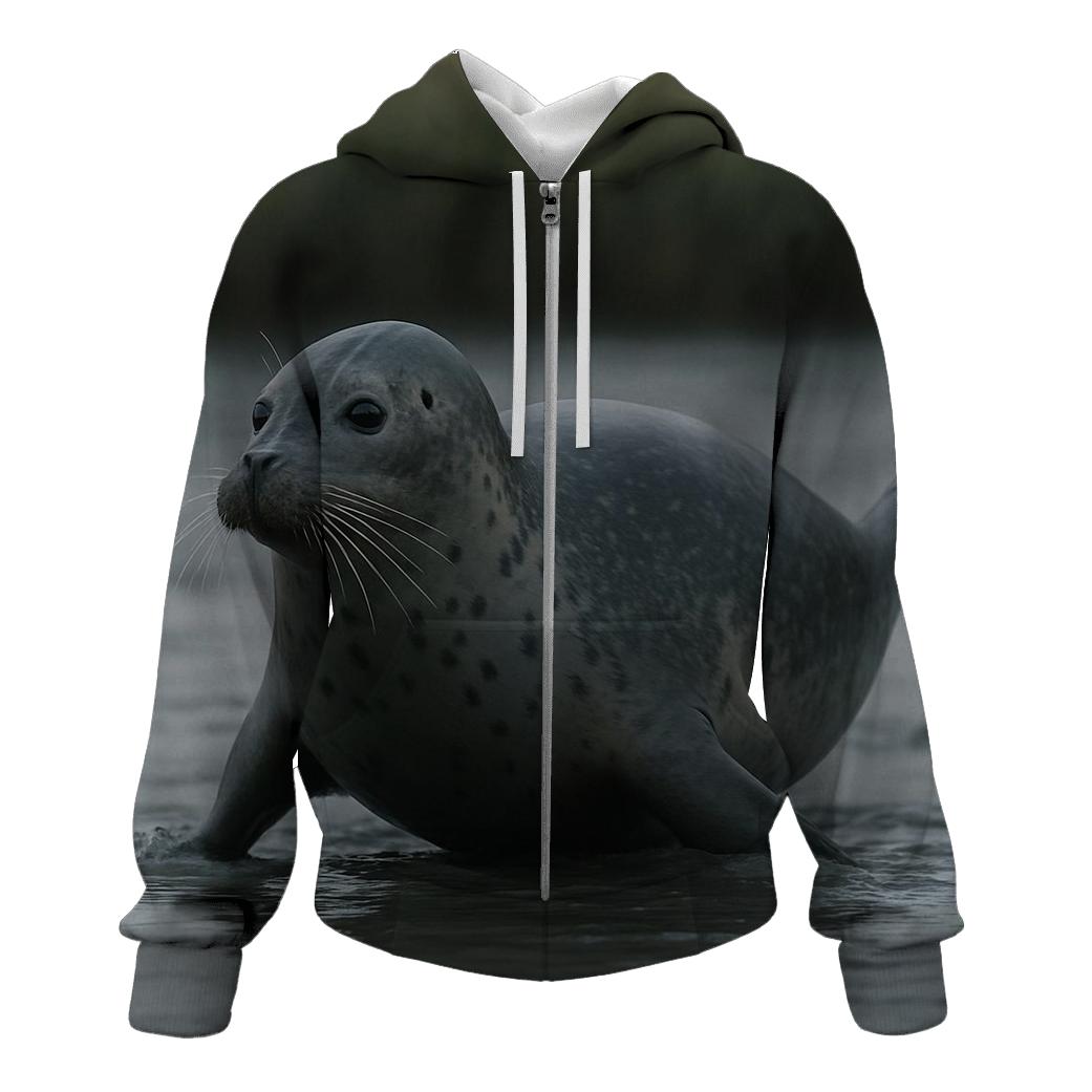 Estuary Pivot Common Seal custom hoodies