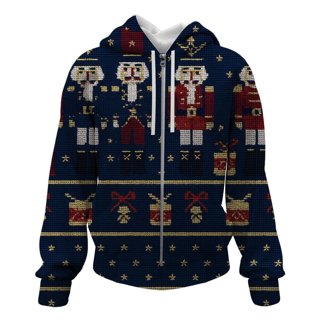 Nutcracker Parade Panel Design designer hoodies