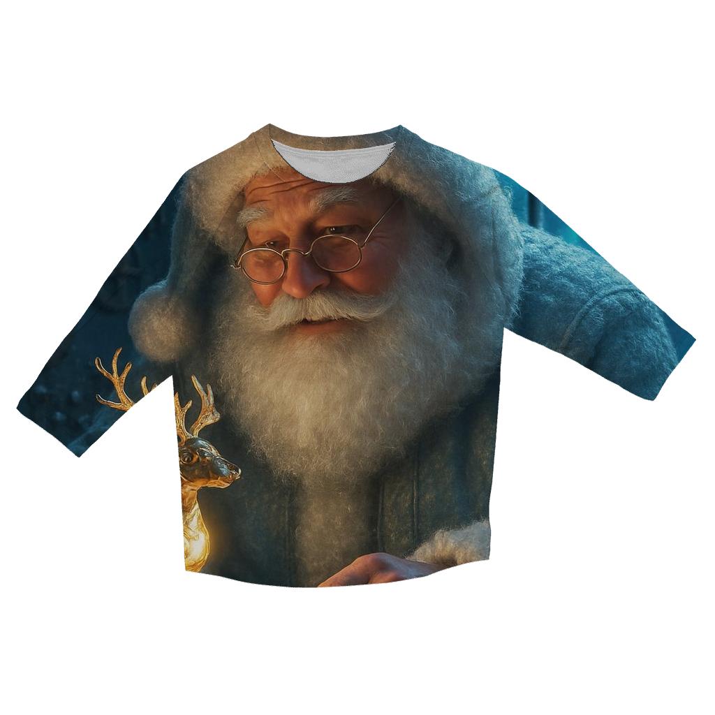 Aurora Workshop Santa custom 3/4 sleeve shirts