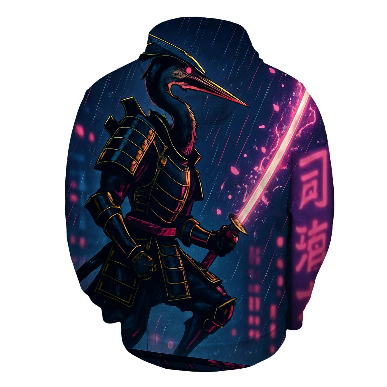 Photon Samurai Heron hoodie trends