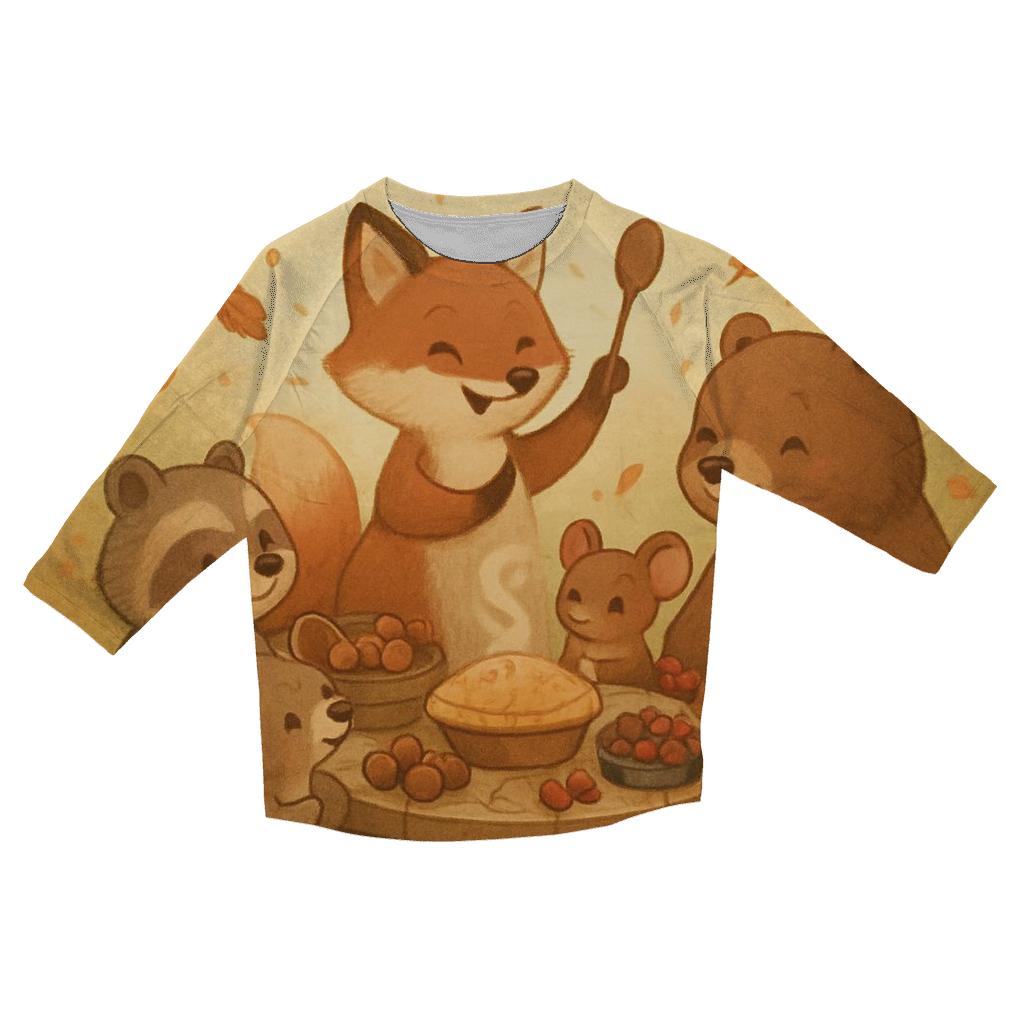 Woodland Banquet Chorus cotton quarter sleeve shirts