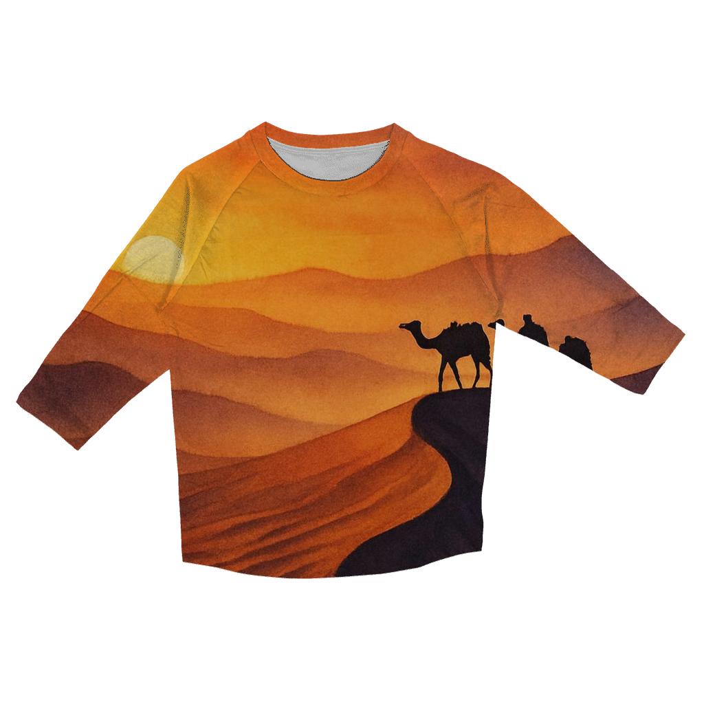 Saffron Dune Longshadows fashion 3/4 sleeve shirts