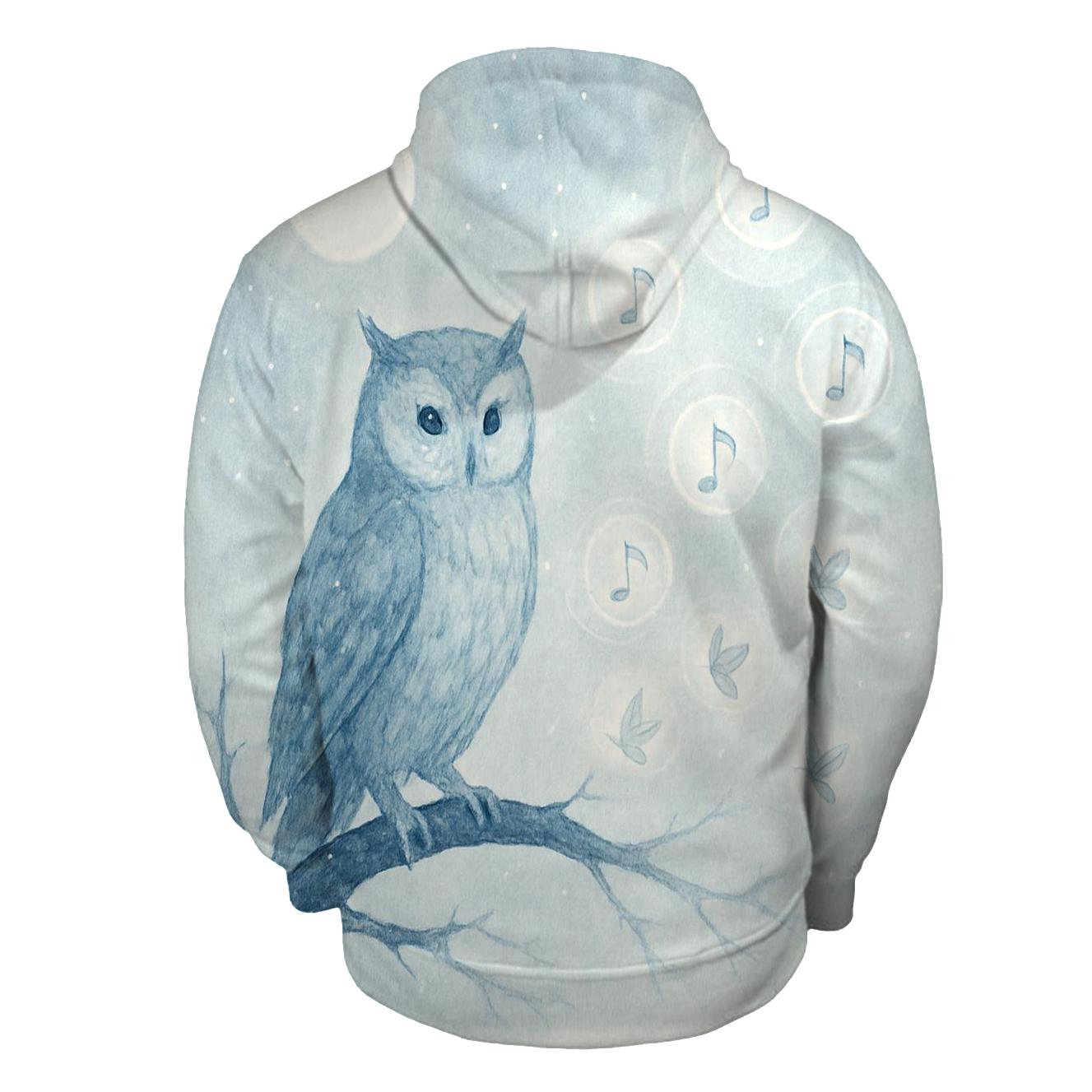 Echo Lantern Owl designer hoodies