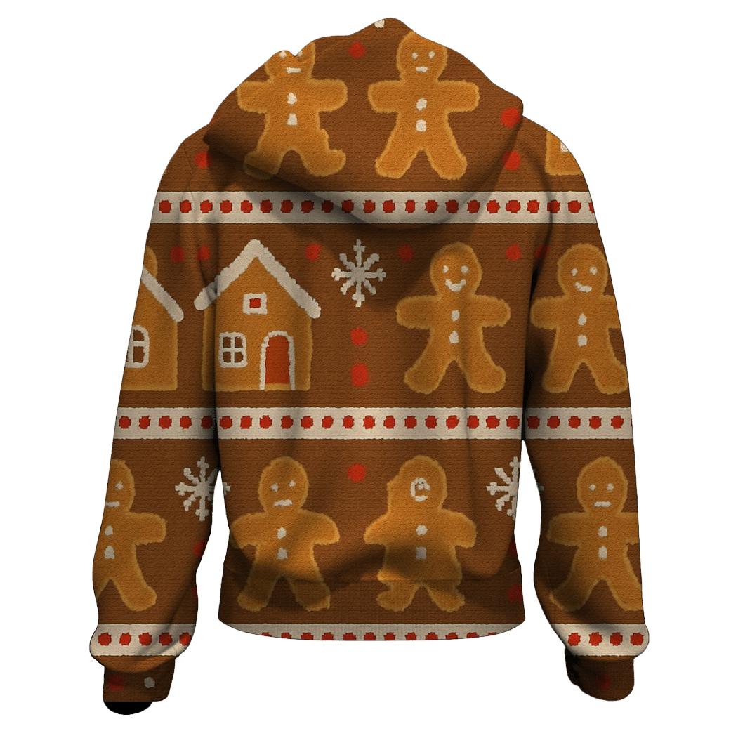 Gingerbread Village Parade Design custom hoodies