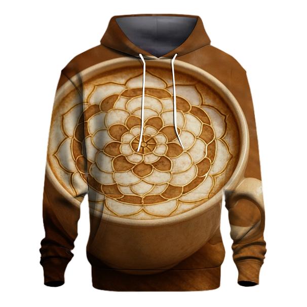 Latte Swirl Mosaic premium hoodies