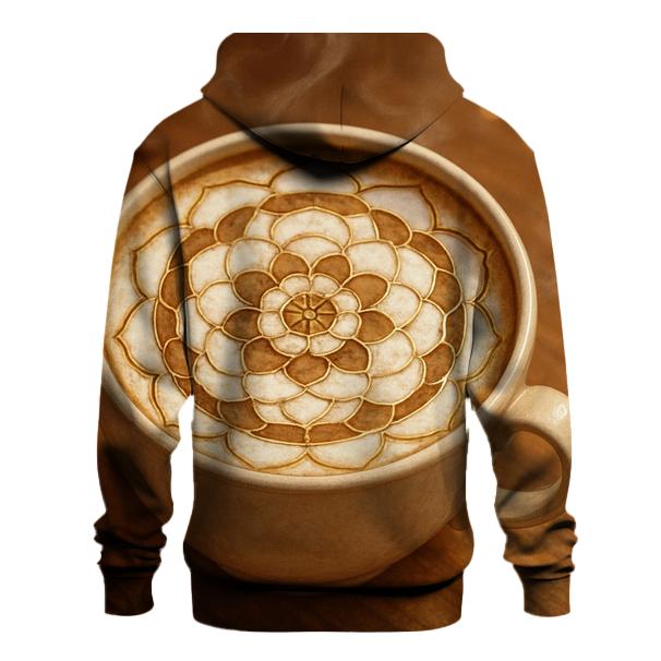 Latte Swirl Mosaic premium hoodies