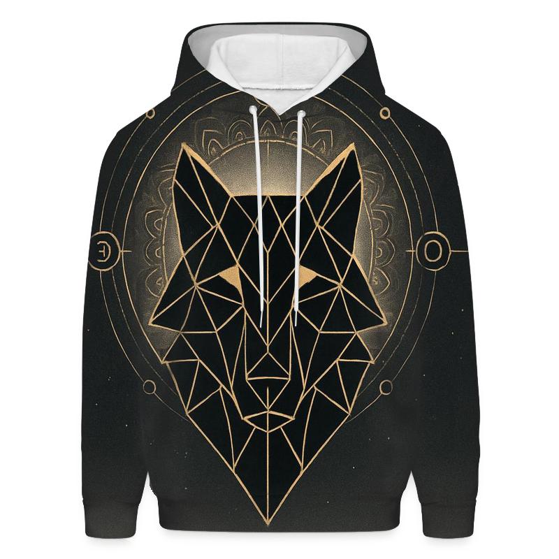 Sacred Geometry Lupus zip-up hoodies