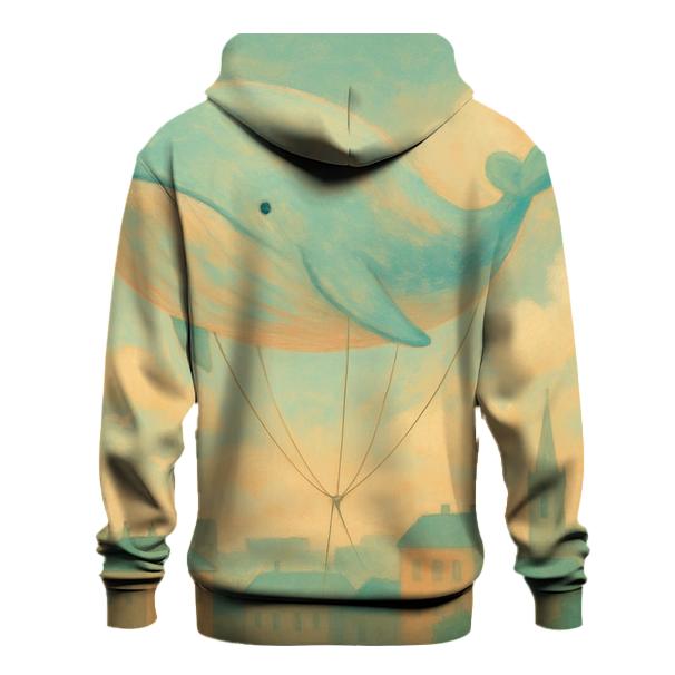 Surreal Balloon Whale hoodie trends