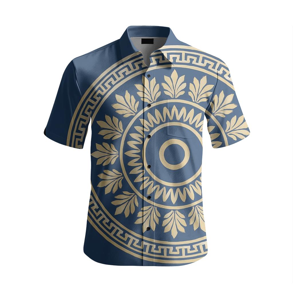 Medallion Centerpiece Motif personalized embroidery shirts