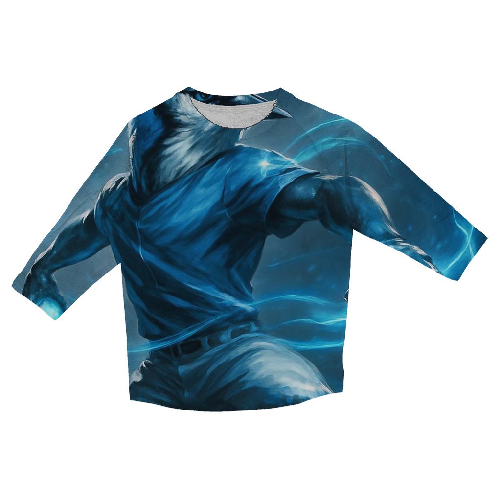 Rising Feathered Pitcher Blue Jays stylish quarter sleeve tops