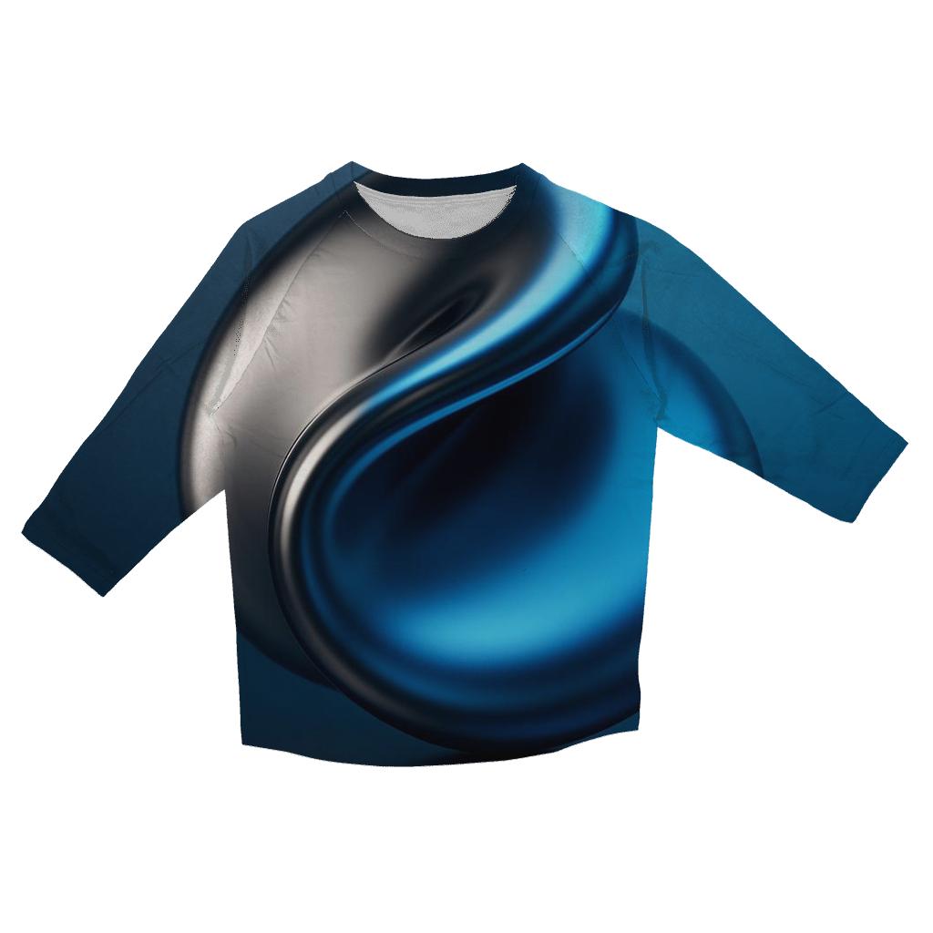 Liquid Meridian trendy 3/4 sleeve tops