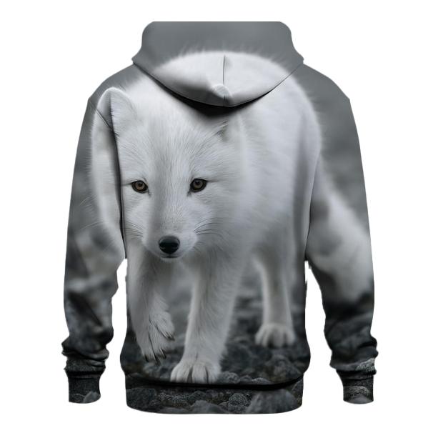 Tundra Forager Arctic Fox graphic hoodies