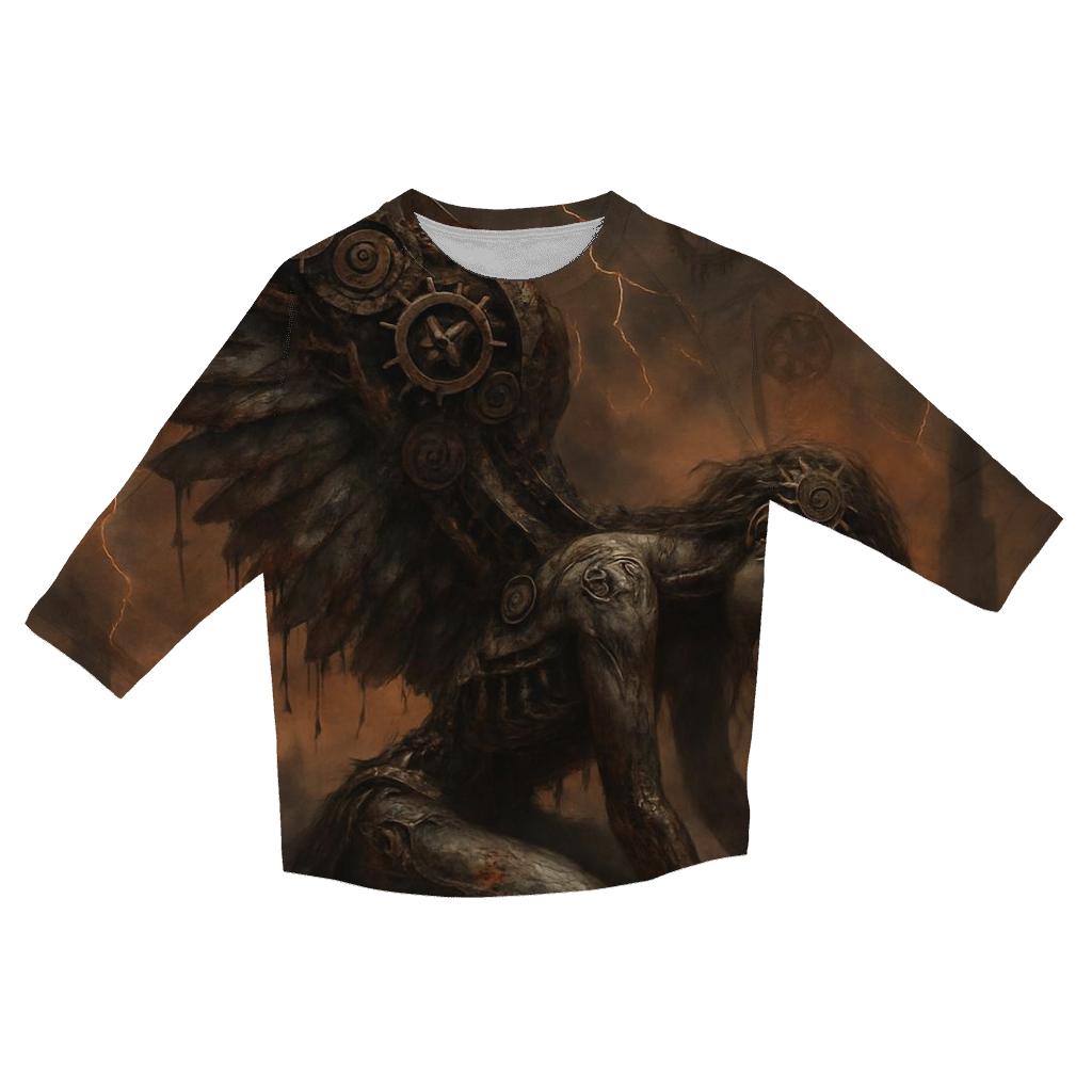 Fallen Angel Of Ash And Iron trendy 3/4 sleeve tops