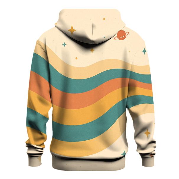 Groovy Wave Rainbow premium hoodies