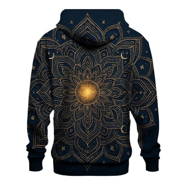 Celestial Line Mandala lightweight hoodies