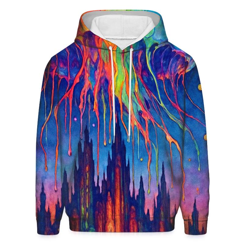 Neon Jelly Cathedral lightweight hoodies