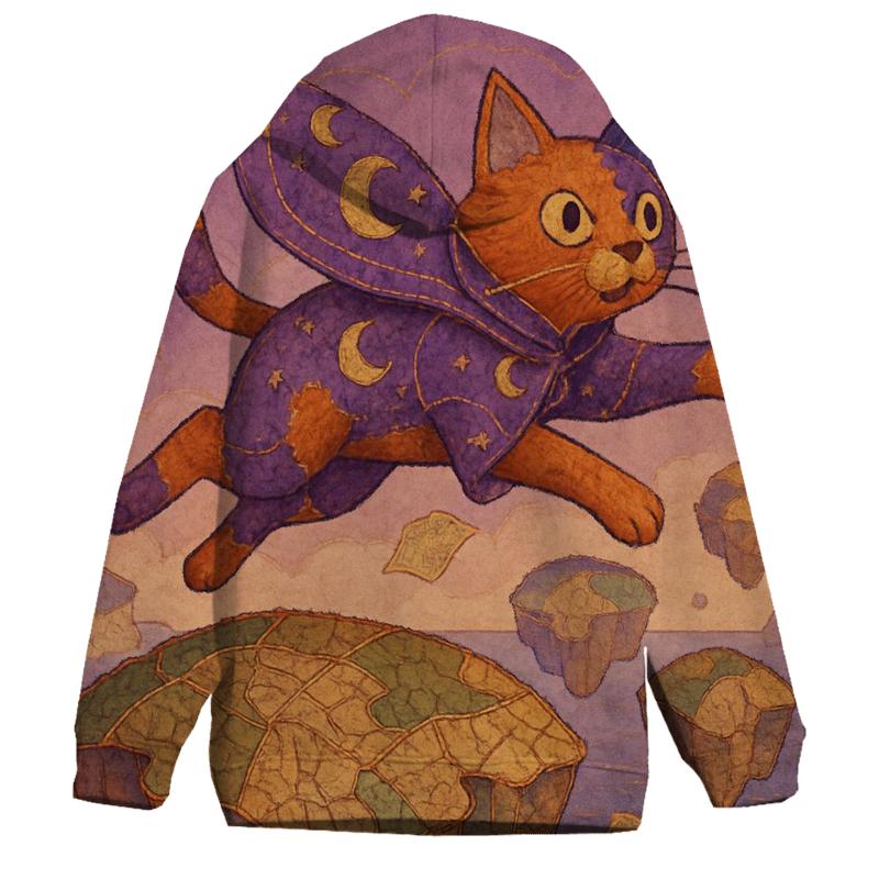 Patchwork Skywalker Cat custom hoodies