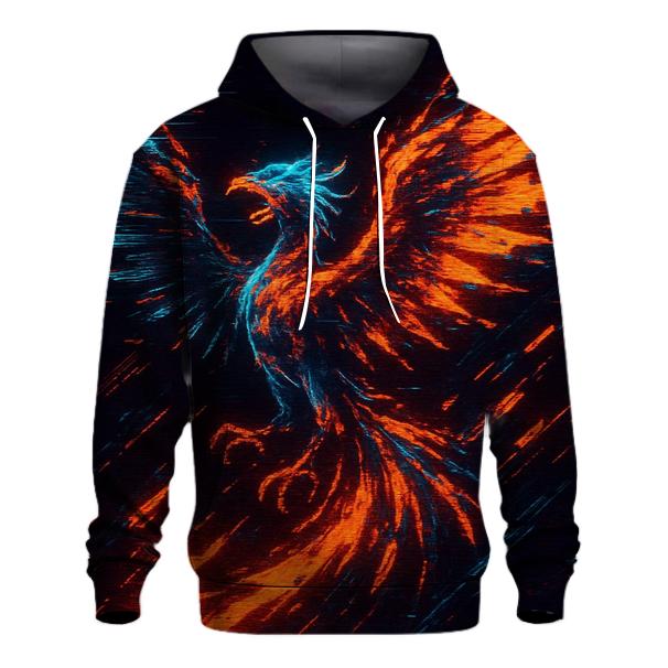 Arcade Glitch Phoenix hoodies fashion