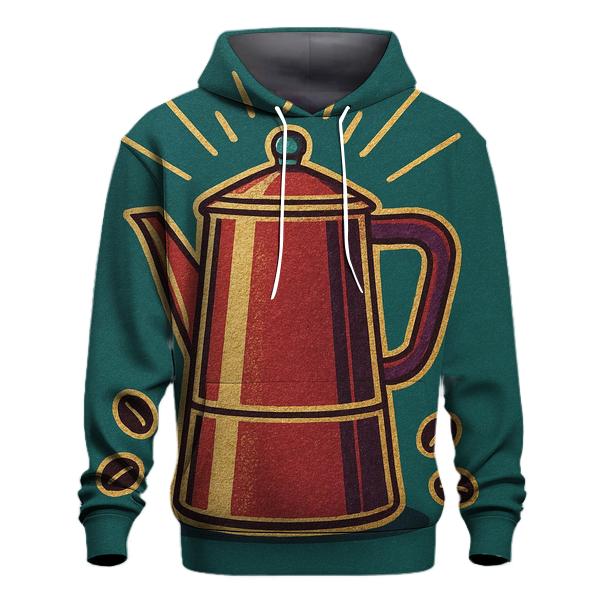 Percolator Peak Icon printed hoodies