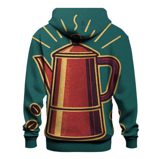 Percolator Peak Icon printed hoodies