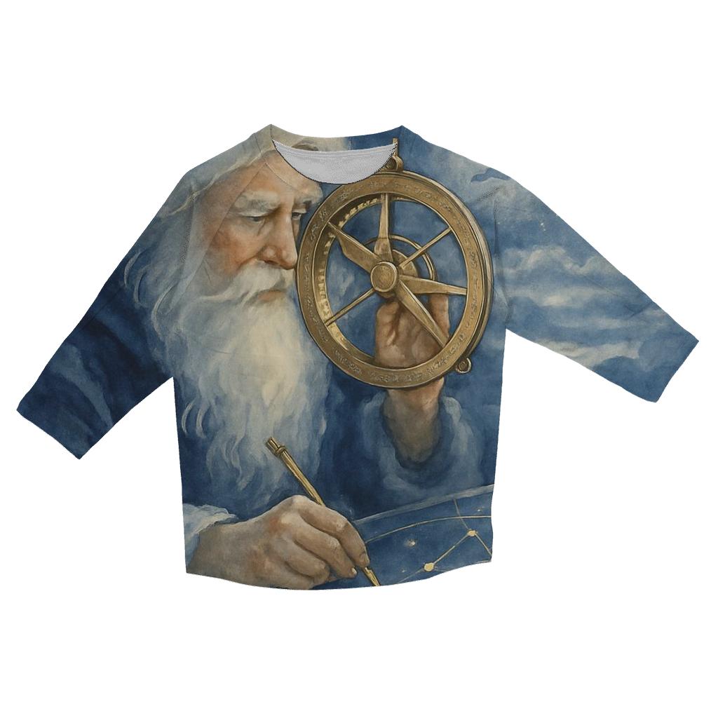 Midnight Sleigh Navigator Santa personalized 3/4 sleeve tees