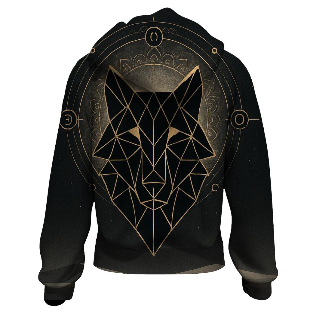 Sacred Geometry Lupus premium hoodies