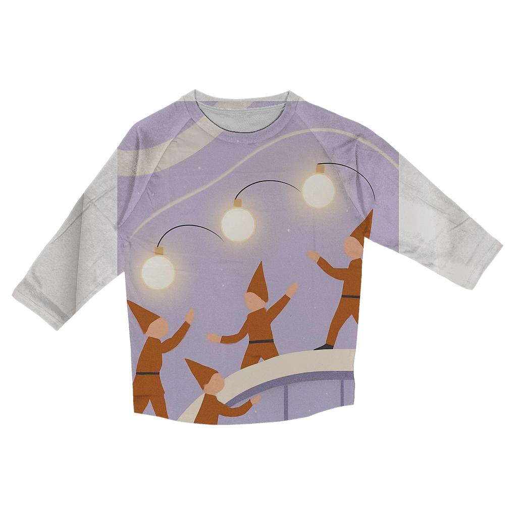 Elf Conveyor Light Ballet printed three quarter sleeve shirts