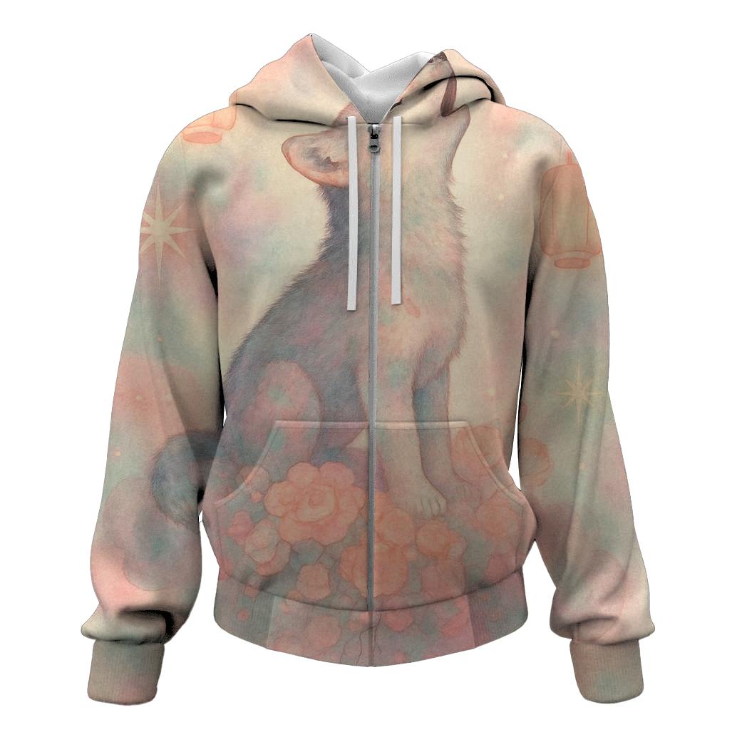 Pastel Dream Howler embroidered hoodies