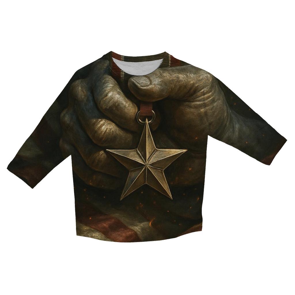 Forge Of Freedom Emblem stylish quarter sleeve tops