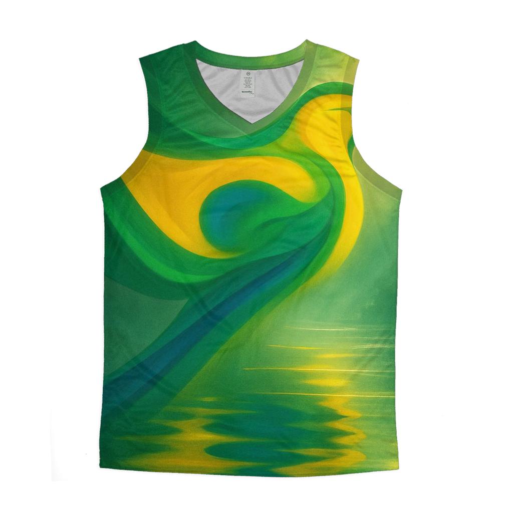 BrazilRainforestWave designer workout tanks
