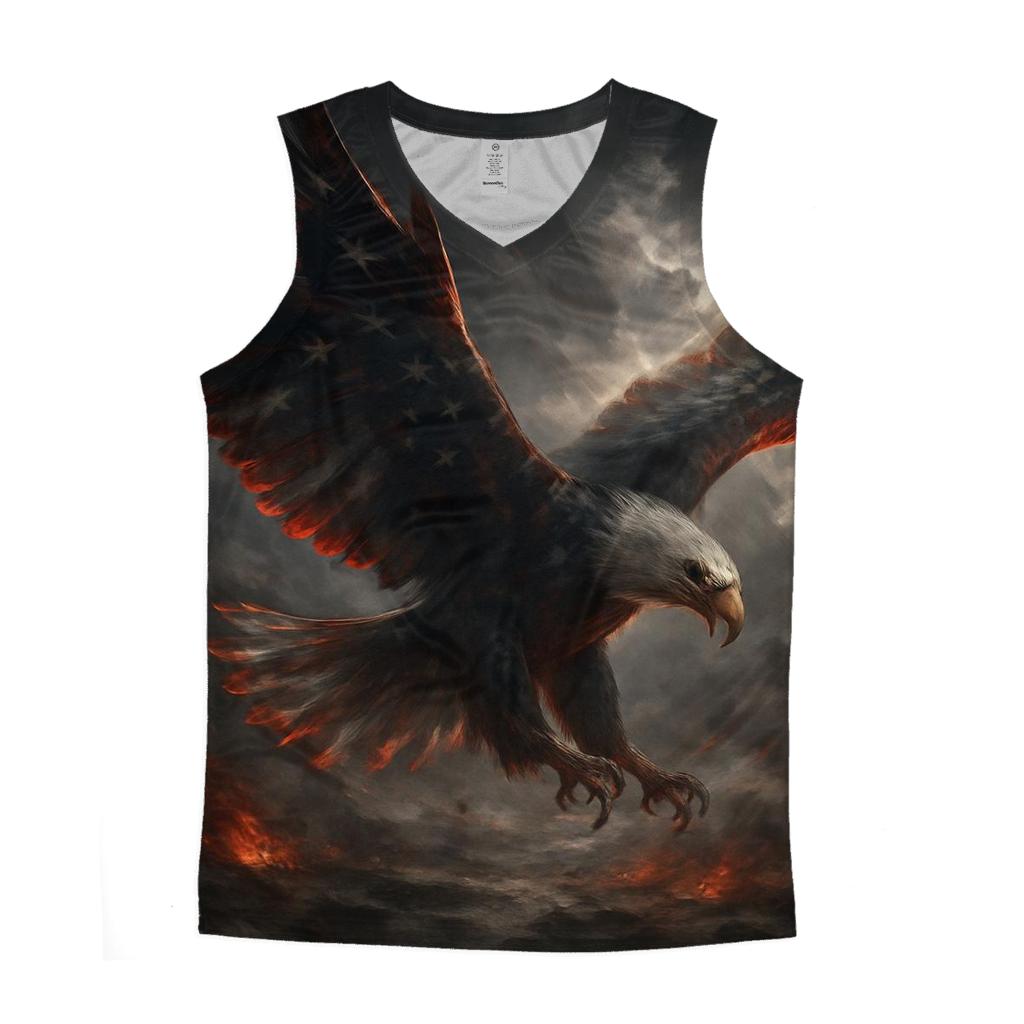 Eagle Over Watch sports performance tank tops