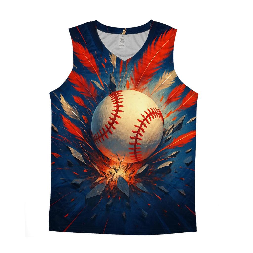 Feather Storm With Blue Jays trendy fitted tank tops