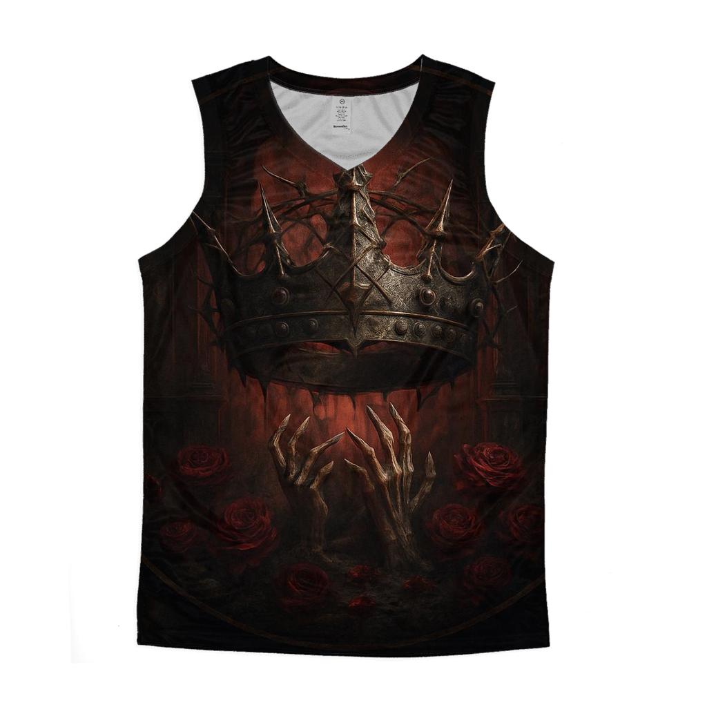 Decaying Crown Of The Iron Wastes casual summer tank tops