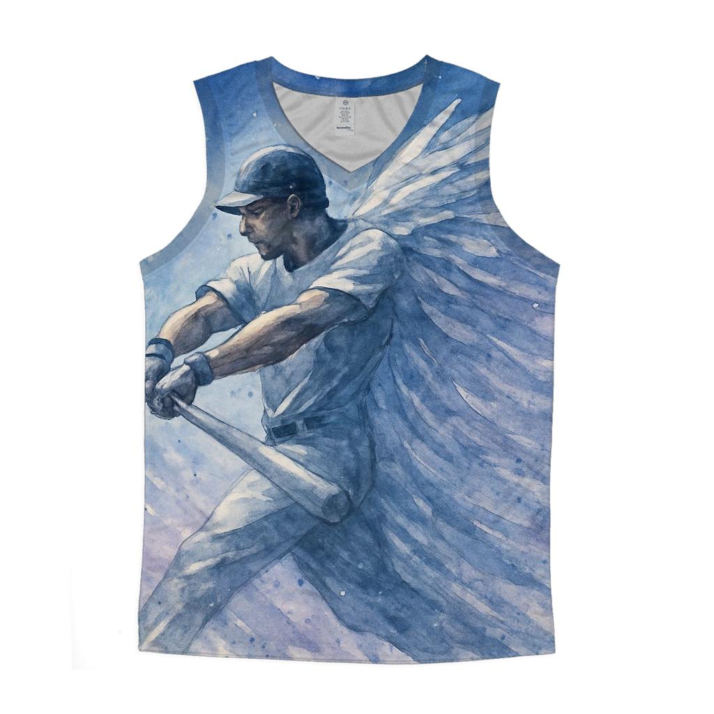 Blue Jays Feathered Batter Mid Swing designer workout tanks