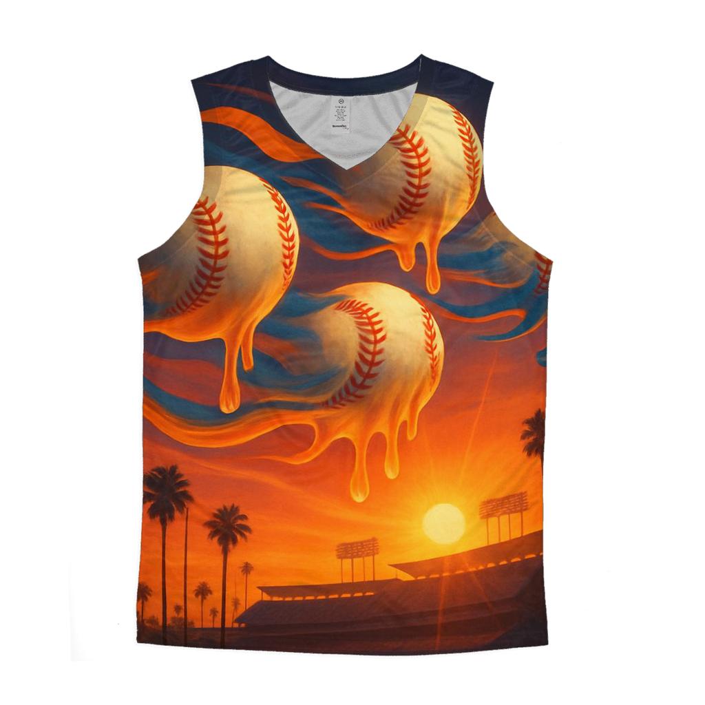Sunset Seams casual summer tank tops