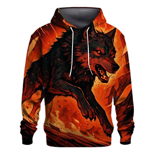 Glassfire Lone Runner printed hoodies