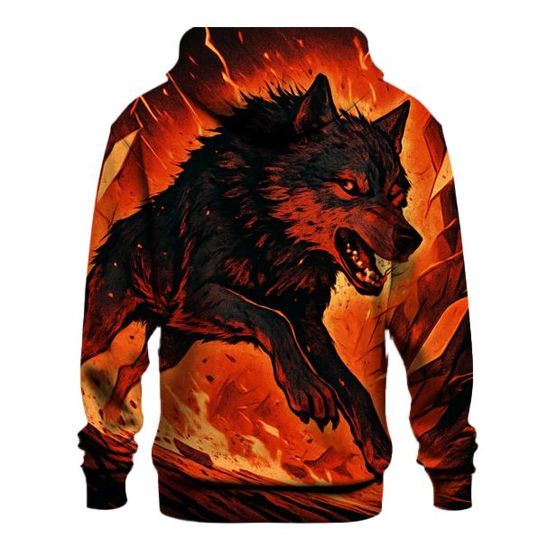 Glassfire Lone Runner printed hoodies