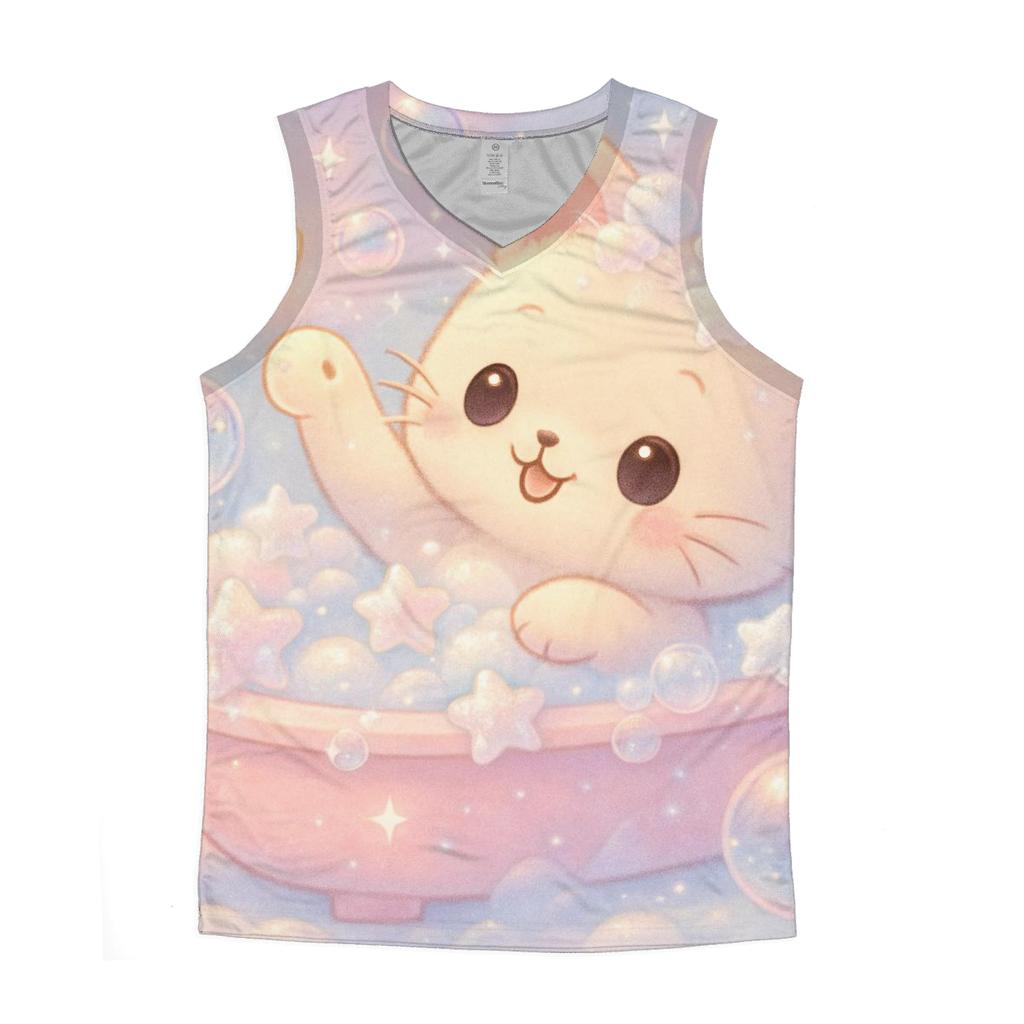 Bubble Bath Star Kitten casual summer tank tops
