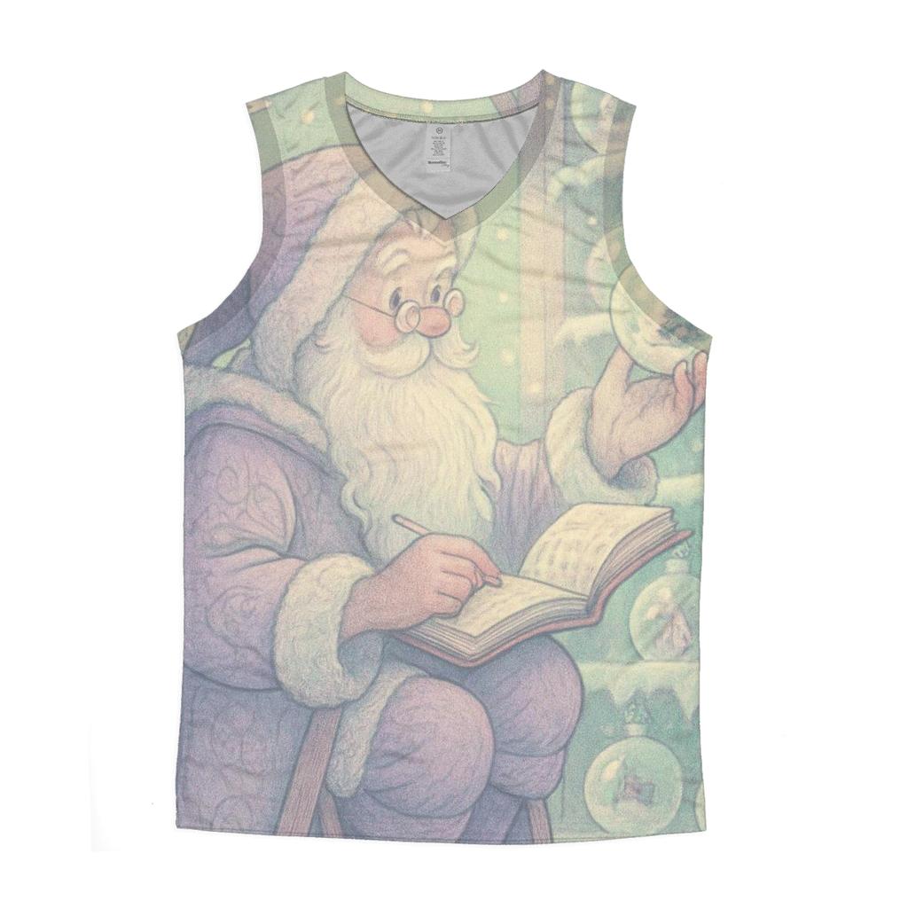 Frostbound Librarian Santa stylish racerback tanks