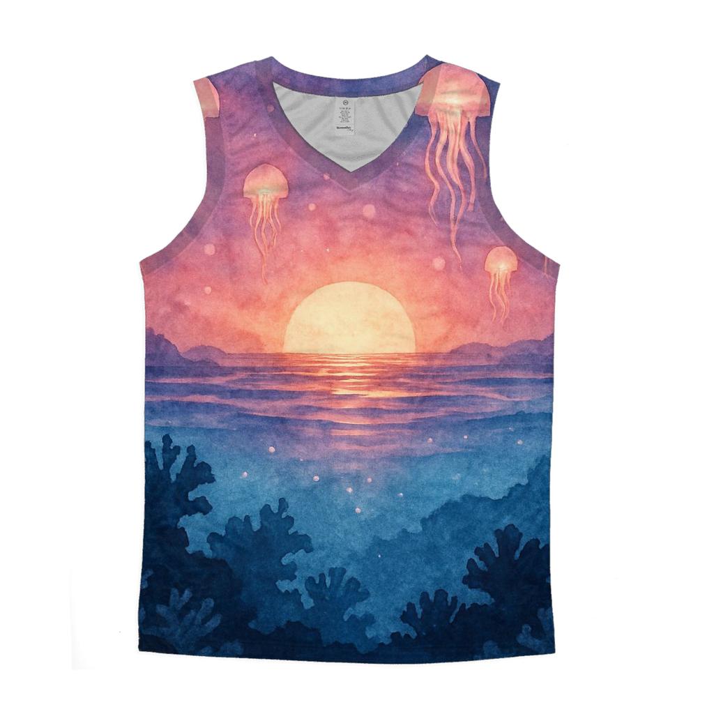 Lantern Reef Lullaby personalized athletic tanks