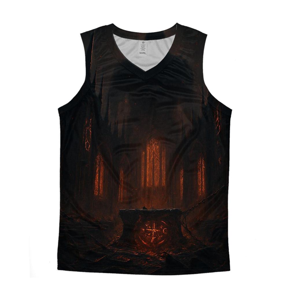 Cathedral Of Iron And Ember custom tank tops