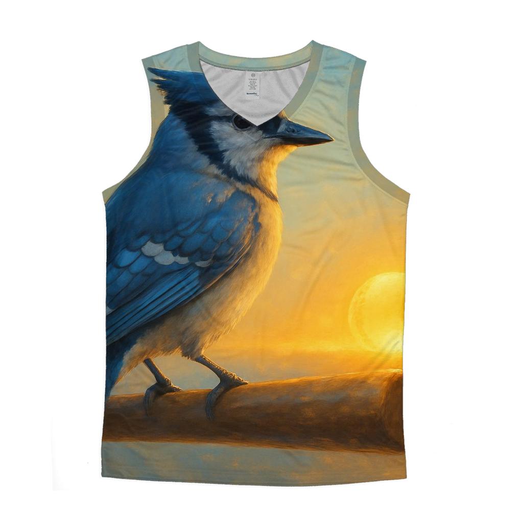 Blue Jays Sunrise Catch designer workout tanks