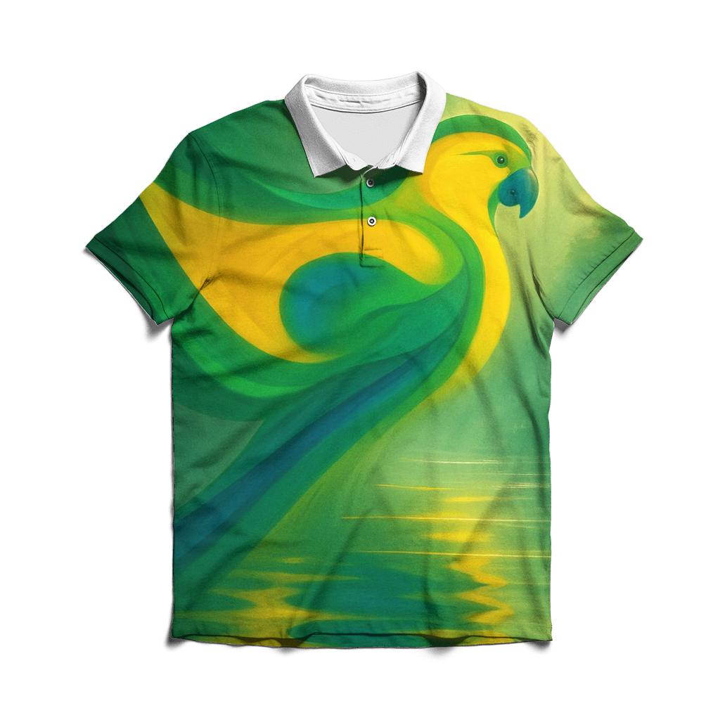 BrazilRainforestWave personalized polo shirts